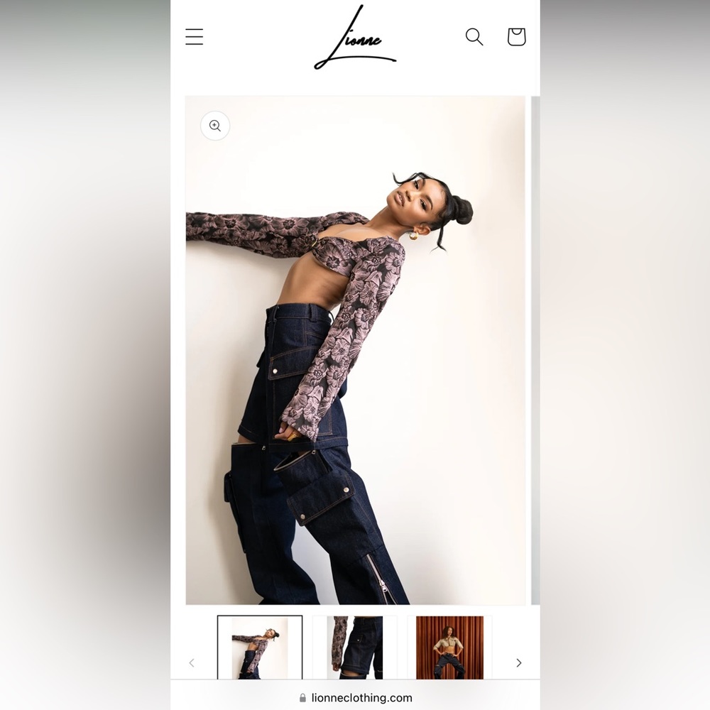 Lionne Clothing Alex Jean Cargo